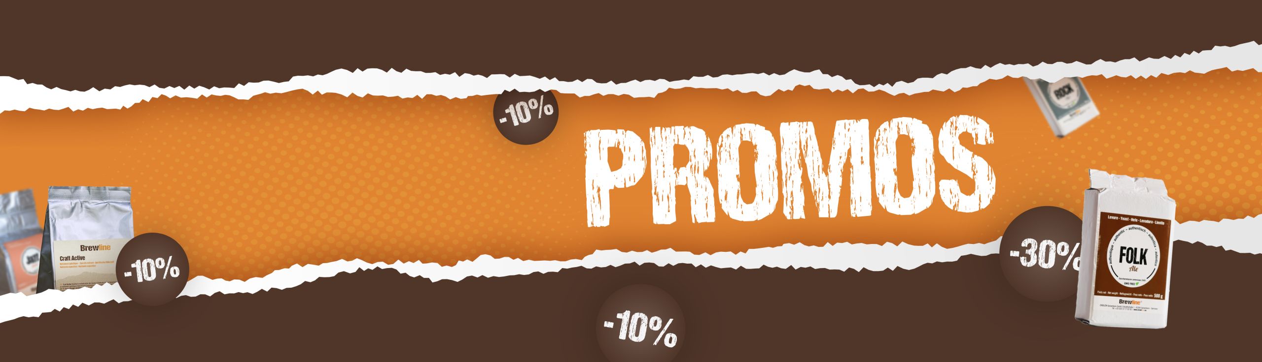 promotions et soldes brewline sur les levures et les nutriments